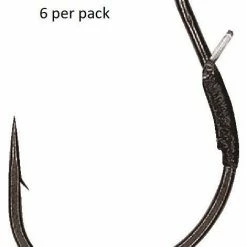 Hayabusa Wrm202 Weedless Wacky Sp Hook With Monofilament Bait Keeper Tackle