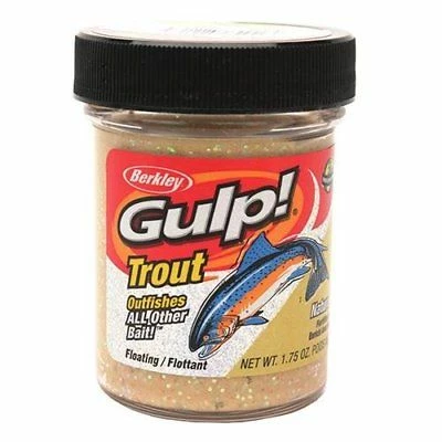 Baits Berkley Gulp! Trout Dough Natural Garlic Scent 1.75 Oz Jar 4 Baits Berkley Gulp! Trout Dough Natural Garlic Scent 1.75 Oz Jar