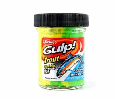 Baits Berkley Gulp! Trout Dough Natural Garlic Scent 1.75 Oz Jar 5 Baits Berkley Gulp! Trout Dough Natural Garlic Scent 1.75 Oz Jar