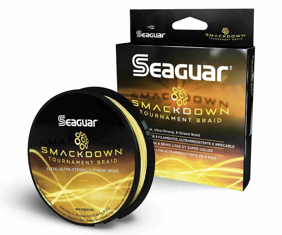 Seaguar Smackdown Braided Fishing Line Yellow 150 Yards 3 Seaguar Smackdown Braided Fishing Line Yellow 150 Yards