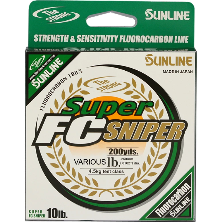 Sunline Super Fc Sniper Fluorocarbon 200 Yards Green 3 Sunline Super Fc Sniper Fluorocarbon 200 Yards Green